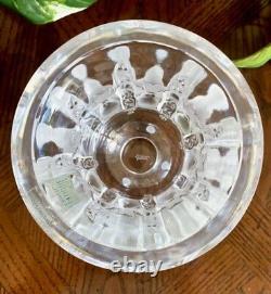 Lalique Dampierre Sparrows Vase in Mint Condition Signed Authentic Retail $895