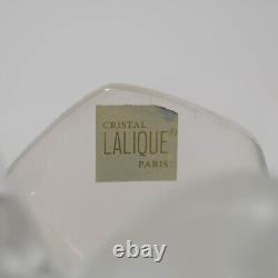 Lalique Dove France Sylvie Intertwined Frosted Glass Vase 8.5 inch
