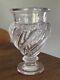 Lalique Ermenonville Clear Crystal Glass Vase 5.75