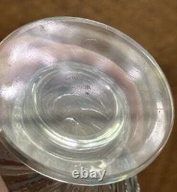 Lalique Ermenonville Clear Crystal Glass Vase 5.75