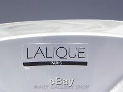 Lalique France Crystal 10.5 LARGE CLEAR & FROSTED VASE #12289 INGRID Mint