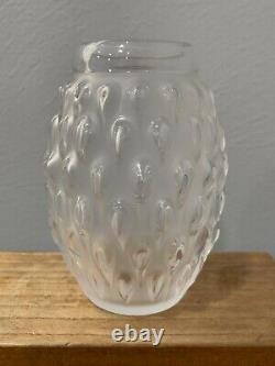 Lalique France Crystal Figuera Flower Vase 5