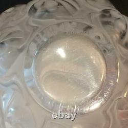 Lalique France Crystal Lady Bug Vase Signed E4254