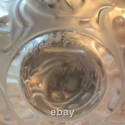 Lalique France Crystal Lady Bug Vase Signed E4254