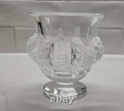 Lalique France Dampierre Crystal Vase