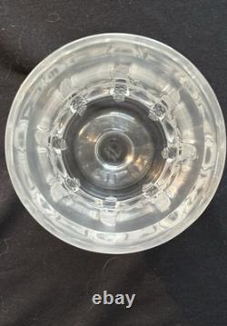 Lalique France Dampierre Crystal Vase