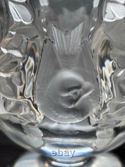 Lalique France Dampierre Crystal Vase