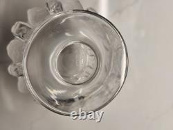 Lalique France Dampierre Crystal Vase