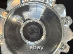 Lalique France Dampierre Crystal Vase