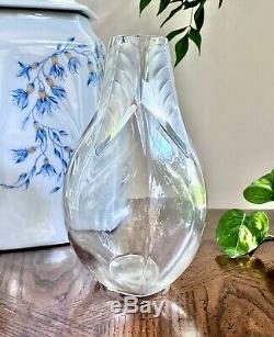 Lalique French Crystal Osumi Vase MINT signed