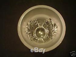 Lalique Frosted & Clear Crystal ST. CLOUD Acanthus Leaf Vase, Retired