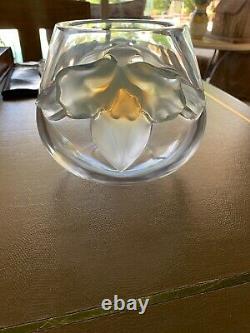 Lalique Glass Orchid (Orchidee) Bowl/Vase France