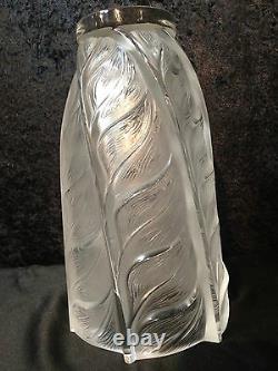 Lalique Large Crystal Liseron Vase Excellent