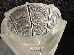 Lalique Large Crystal Liseron Vase Excellent