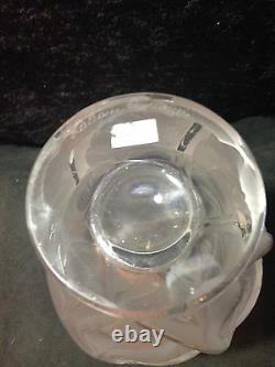 Lalique Large Crystal Liseron Vase Excellent