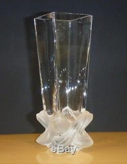 Lalique Lucca 11 Crystal Vase, Ne Plus Ultra, Superb Condition, #12303