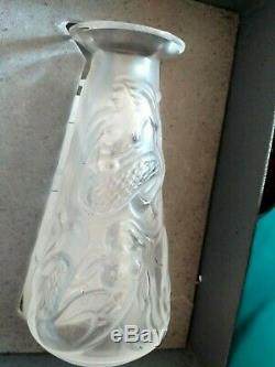 Lalique Mermaid Fabulous Bud Vase Original Box What A Find