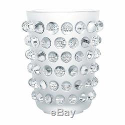 Lalique Mossi vase, Clear