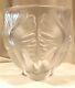 Lalique Noailles Frosted Crystal Art Glass Vase French 20th Century MInt Nice