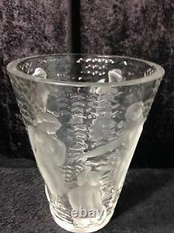 Lalique Ondines Vase Signed Lalique France