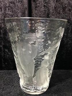 Lalique Ondines Vase Signed Lalique France