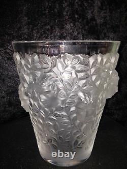 Lalique Silenes Vase Limited Edition Number #013 MINT WithBox & Authenticity Paper