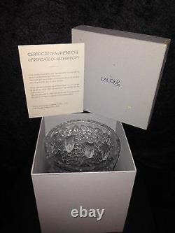 Lalique Silenes Vase Limited Edition Number #013 MINT WithBox & Authenticity Paper