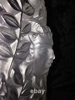 Lalique Silenes Vase Limited Edition Number #013 MINT WithBox & Authenticity Paper