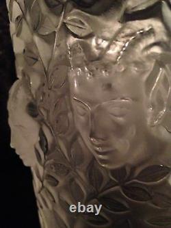 Lalique Silenes Vase Limited Edition Number #013 MINT WithBox & Authenticity Paper