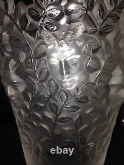 Lalique Silenes Vase Limited Edition Number #013 MINT WithBox & Authenticity Paper