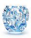 Lalique Tourbillions Small, Clear Blue Painted
