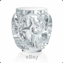 Lalique Tourbillons Vase, Clear