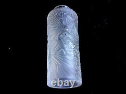 Lalique Vase With Nude Fairys And Original Box With Paper Work