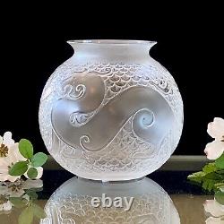 Lalique Xian Dragon Vase Signed MINT New Condition with Box Signed Retail $2,100