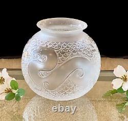 Lalique Xian Dragon Vase Signed MINT New Condition with Box Signed Retail $2,100