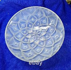 Large French Opalescent Art Glass Circa 1938 1950 By Andre Hunebelle n. R