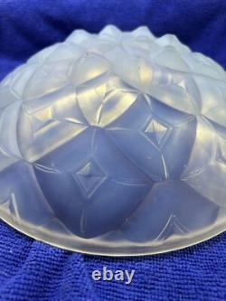 Large French Opalescent Art Glass Circa 1938 1950 By Andre Hunebelle n. R