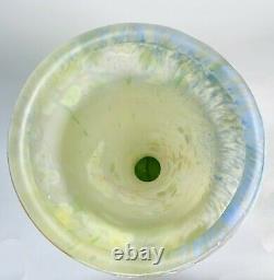 Large Legras French Acid Etched 2-color Cameo Glass 26 inch Vase, circa 1900