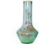 Large c1900 French Mont Joye Cameo art glass vase with hand enameled decoration