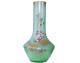 Large c1900 French Mont Joye Cameo art glass vase with hand enameled decoration