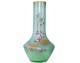 Large c1900 French Mont Joye Cameo art glass vase with hand enameled decoration