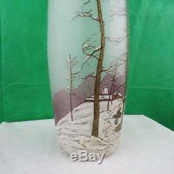 Legras Enameled Art Glass Vase! Gorgeous