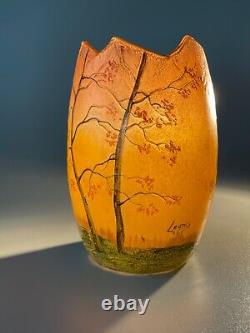 Legras. Vase from the Bonbonniere oeuf brisè series