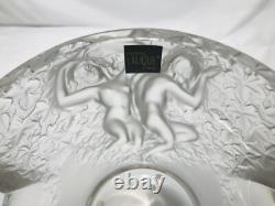 Like New Lalique Crystal Glass Ganymede Nudes French Vase Champagne Ice Bucket