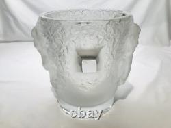 Like New Lalique Crystal Glass Ganymede Nudes French Vase Champagne Ice Bucket