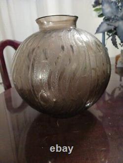 Lorraine Acid Etched Vase