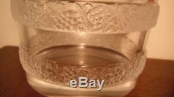 Lovely Lalique France Riquewihr Pattern Ice Bucket/Vase