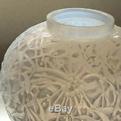 Lovely R Lalique Gui Patinated Vase circa 1920