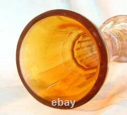 MONT JOYE VASE FRENCH ENAMEL ART GLASS ART NOUVEAU 12 c. 1890