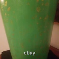 Massive French Opaline Jade Green Vase